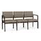 Lesro 3 Seat Tandem Seating W/ No Center Arms, 65 in W 26 in L 31.5 in H, Lenox Series LW3101 - alternate 1